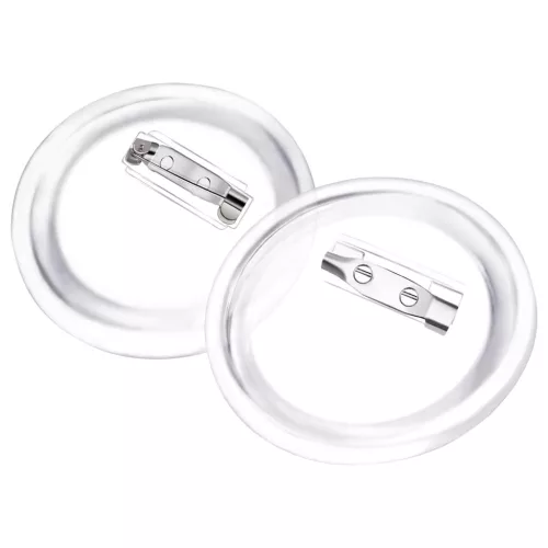  100 készlet akril 58 mm-es kitűző