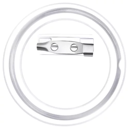  100 készlet akril 44 mm-es kitűző