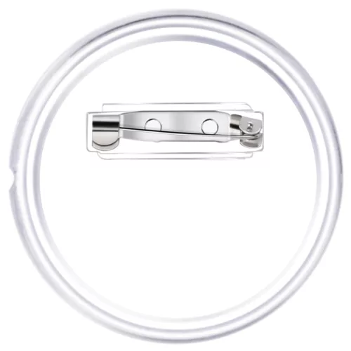  100 készlet akril 44 mm-es kitűző