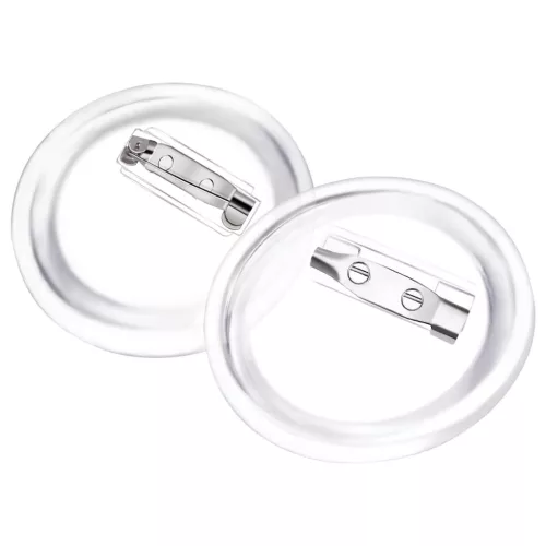  100 készlet akril 37 mm-es kitűző