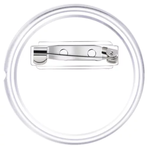  100 készlet akril 37 mm-es kitűző