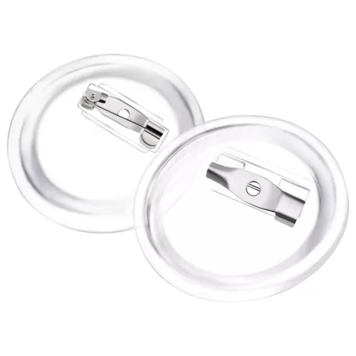  100 készlet akril 25 mm-es kitűző