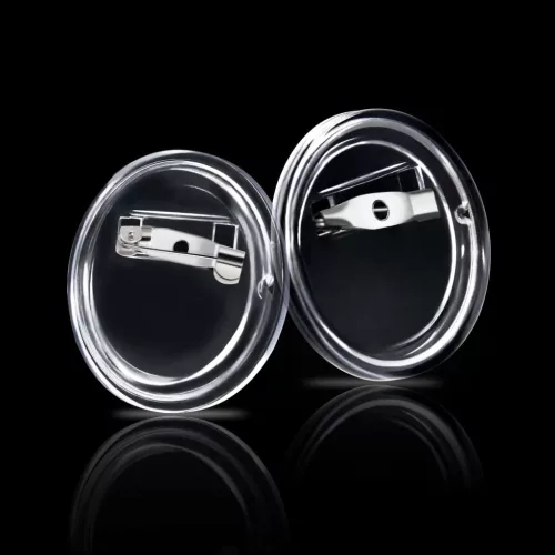  100 készlet akril 25 mm-es kitűző