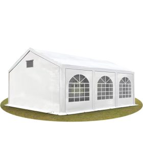 TP 4x6m erősített rendezvénysátor, PE 550 - fehér