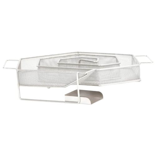  6 oldalas rozsdamentes acél hidegfüst-generátor 22,5 cm