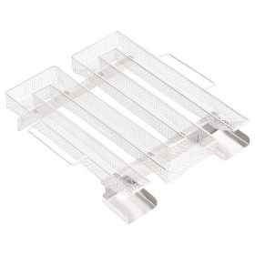  4 oldalas rozsdamentes acél hidegfüst-generátor 22,5 cm