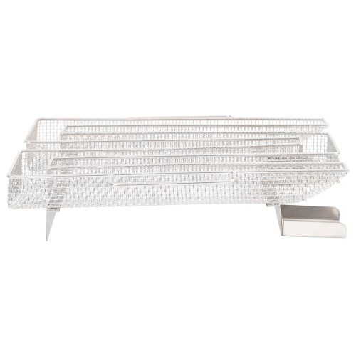  4 oldalas rozsdamentes acél hidegfüst-generátor 22,5 cm