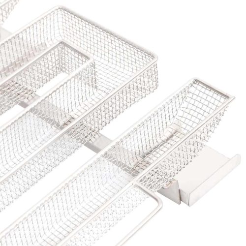  4 oldalas rozsdamentes acél hidegfüst-generátor 22,5 cm