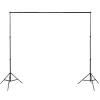  fotóstúdió-felszerelés hátterekkel és softbox lámpával