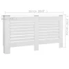  2 db fehér MDF radiátorburkolat 152 x 19 x 81,5 cm