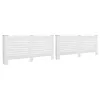  2 db fehér MDF radiátorburkolat 172 x 19 x 81,5 cm