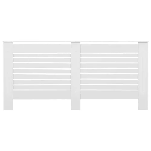  2 db fehér MDF radiátorburkolat 172 x 19 x 81,5 cm