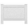  2 db fehér MDF radiátorburkolat 112 x 19 x 81,5 cm