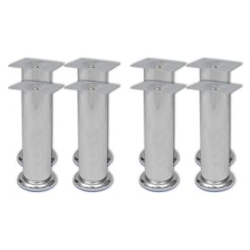  8 darab kerek króm kanapéláb 180 mm