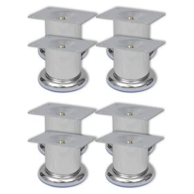  8 db kerek króm kanapéláb 60 mm