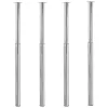 4 db krómszínű teleszkópos asztalláb 710 mm - 1100 mm