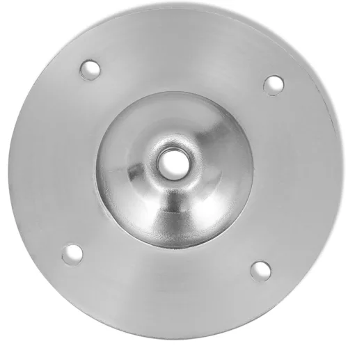 4 db szálcsiszolt nikkel teleszkópos asztalláb 710 mm - 1100 mm