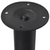  4 db fekete teleszkópos asztalláb 710 mm - 1100 mm