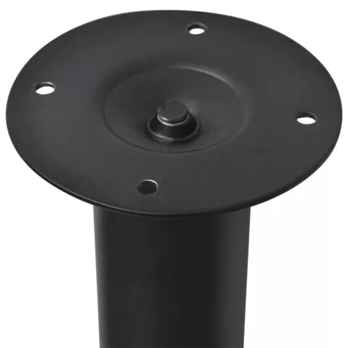  4 db fekete teleszkópos asztalláb 710 mm - 1100 mm