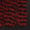  2 db piros négyszögletes bolyhos szennyfogó szőnyeg 90 x 150 cm