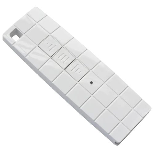  kék és fehér motorizált kazettás napellenző 400 x 300 cm