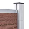  barna WPC kerítéspanel 699 x 186 cm