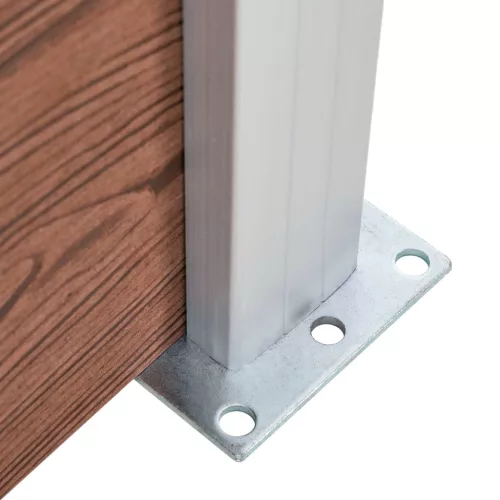  barna WPC kerítéspanel 699 x 186 cm