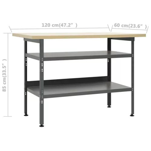  munkapad három fali panellel és egy szekrénnyel