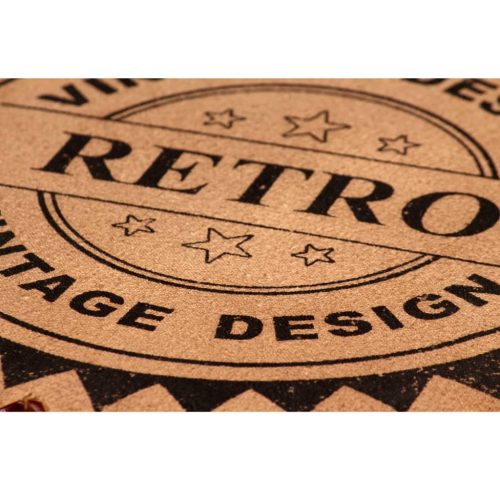  9 részes újrahasznosított fa, valódi bőr és vászon bárszett