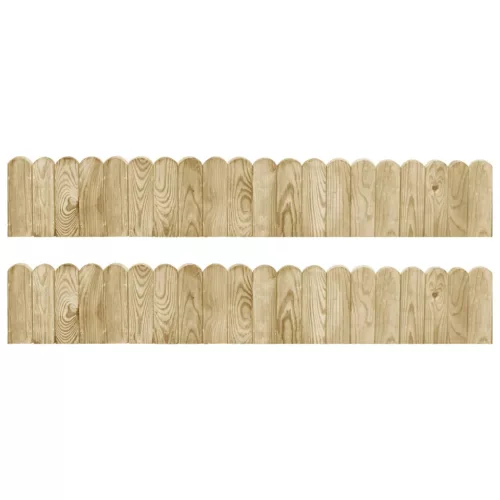  2 db impregnált fenyőfa bordűrtekercs 120 cm