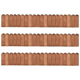  3 db impregnált fenyőfa bordűrtekercs 120 cm