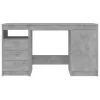  betonszürke szerelt fa íróasztal 140 x 50 x 76 cm