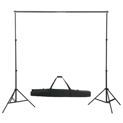  fotóstúdió-felszerelés softbox lámpákkal és háttérrel