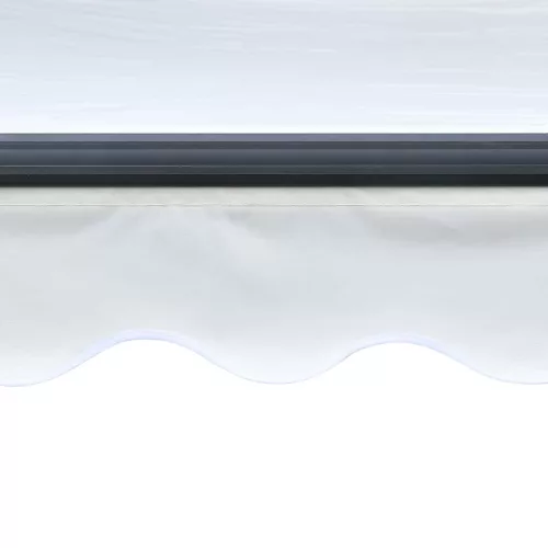  krémszínű kézzel kihúzható LED-es napellenző 300 x 250 cm