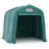  zöld PVC sátorgarázs 1,6 x 2,4 m 