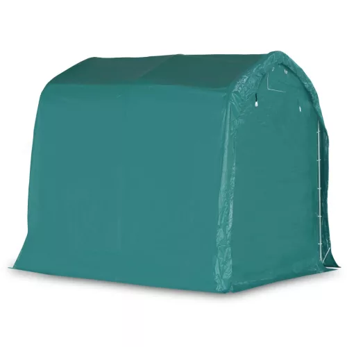  zöld PVC sátorgarázs 1,6 x 2,4 m 