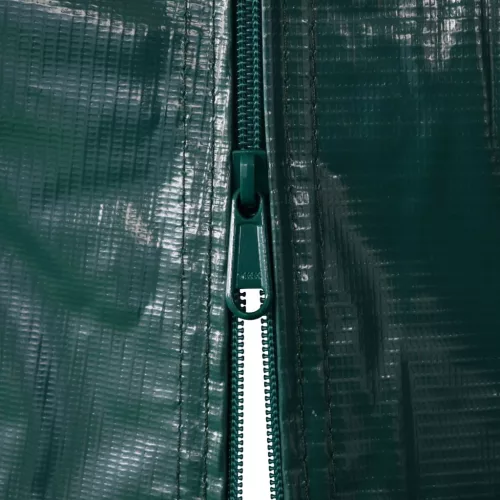  zöld PVC sátorgarázs 1,6 x 2,4 m 