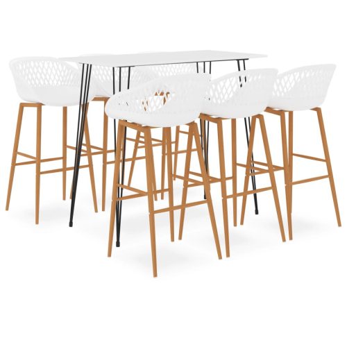  7 részes fehér bárszett