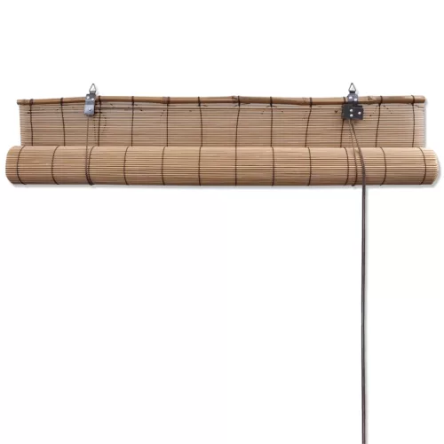  2 db barna bambusz redőny 80 x 160 cm