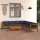  8 részes akácfa kerti ülőgarnitúra sötétszürke párnákkal