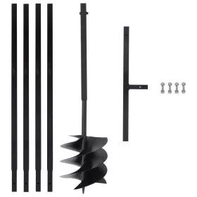    talajfúró 250 mm-es markolattal és 4 m hosszabbítócsővel