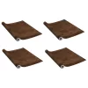  4 db sötét tölgyszínű öntapadó PVC ajtófólia 210 x 90 cm