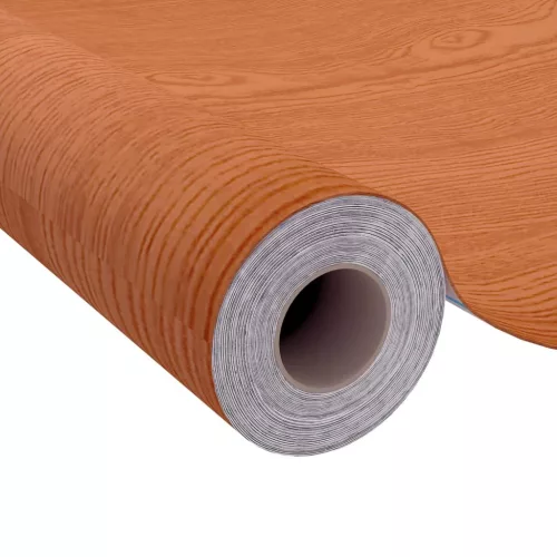  4 db világos tölgyszínű öntapadó PVC ajtófólia 210 x 90 cm