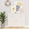  2 db fehér faszínű öntapadó PVC ajtófólia 500 x 90 cm