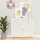  2 db fehér faszínű öntapadó PVC ajtófólia 500 x 90 cm