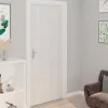  2 db fehér faszínű öntapadó PVC ajtófólia 500 x 90 cm