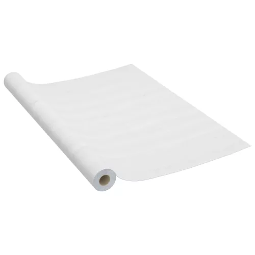  2 db fehér faszínű öntapadó PVC ajtófólia 500 x 90 cm