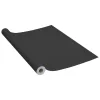  2 db fekete öntapadó PVC ajtófólia 500 x 90 cm