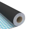  2 db fekete öntapadó PVC ajtófólia 500 x 90 cm