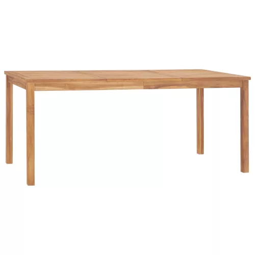  7 részes tömör tíkfa kerti étkezőgarnitúra 180 x 90 cm